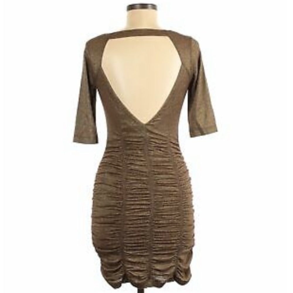 BCBG Generation Gold Dress